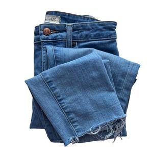 Madewell Curvy High Rise Distressed Skinny Jeans Size 25T